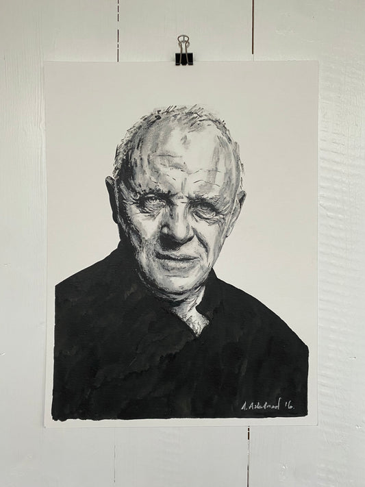 Sir Anthony Hopkins - Original drawing