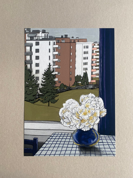 Utsikten fra Blindernveien 2 - signed giclée print