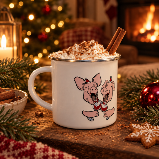 Christmas Calories - emaljekopp