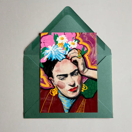 Card with envelope - Frida