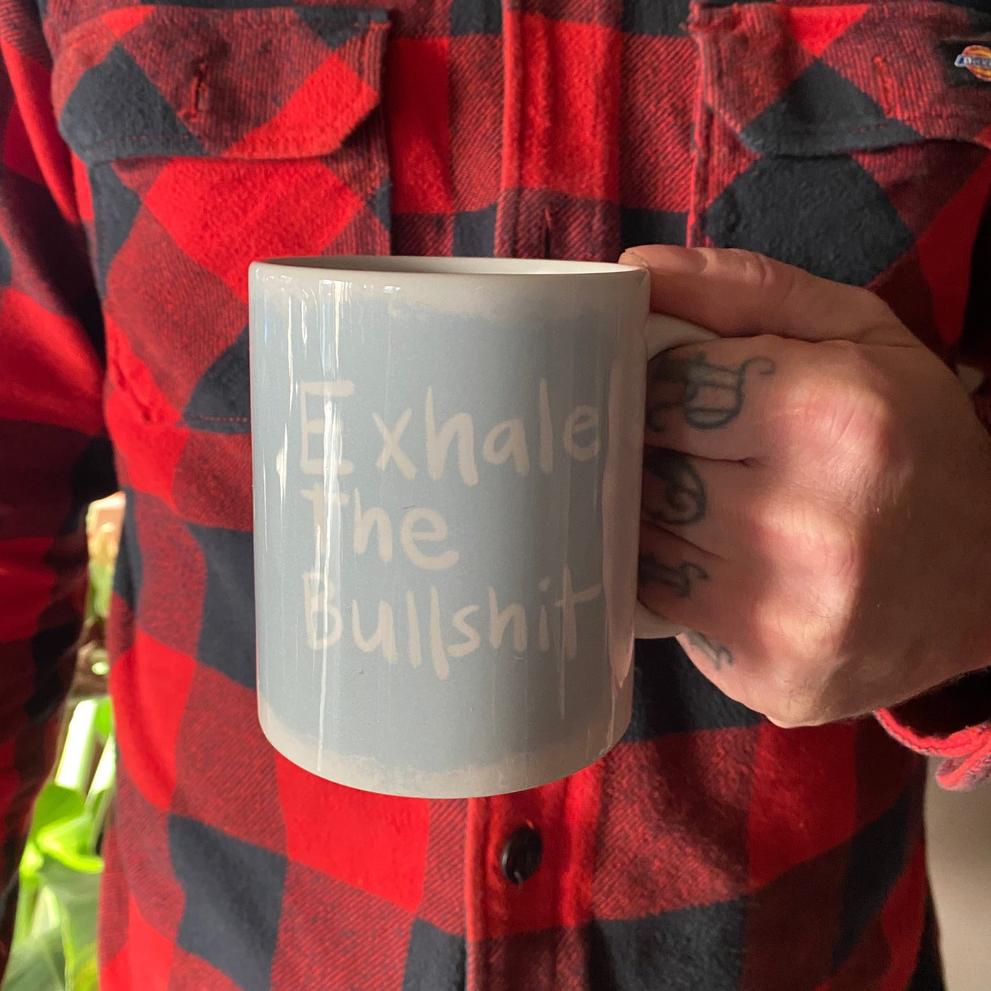 Exhale - ceramic mug