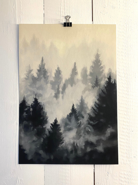 Norwegian woods - signed Giclée print