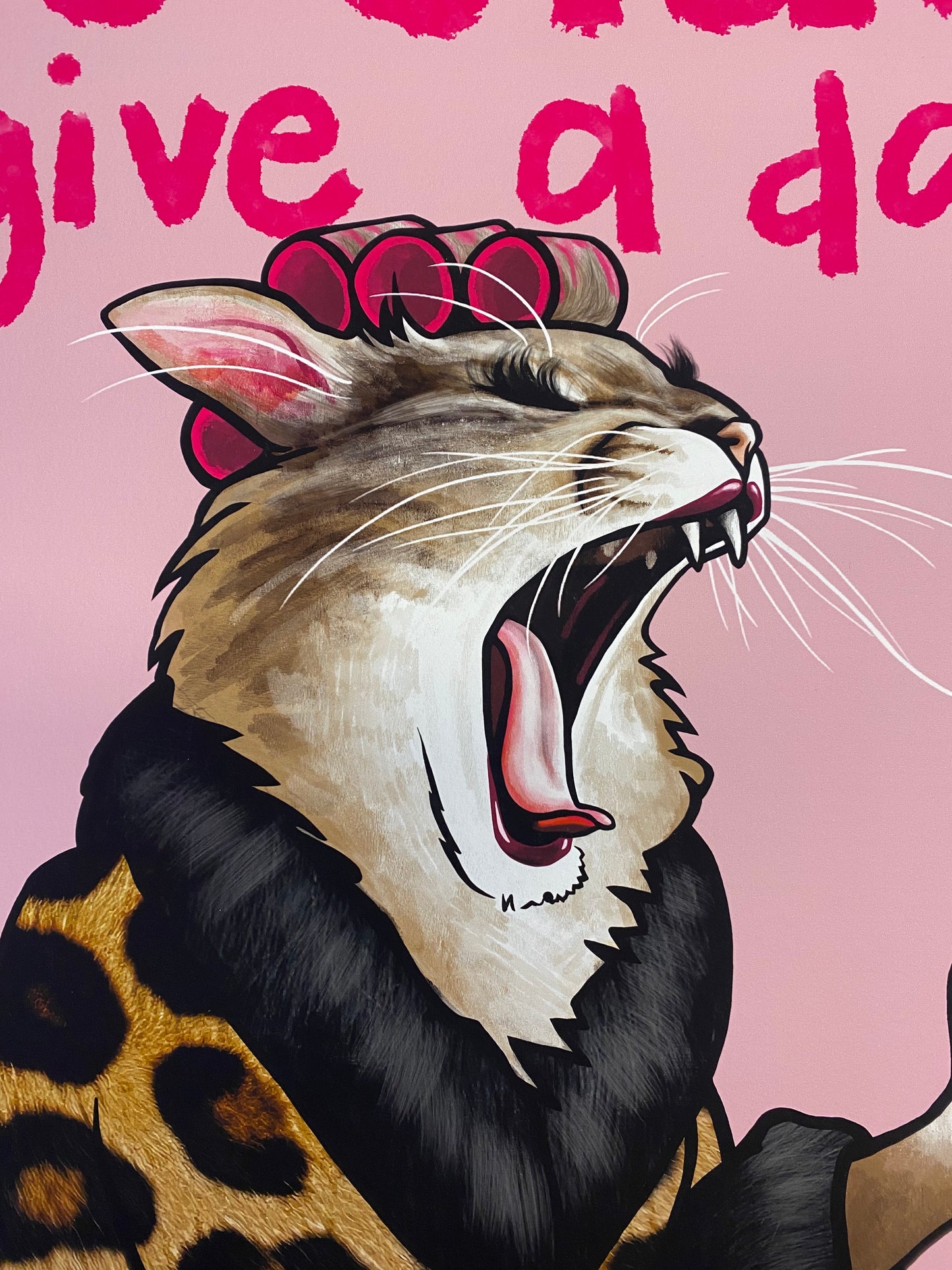 Too glam - signed Giclée print