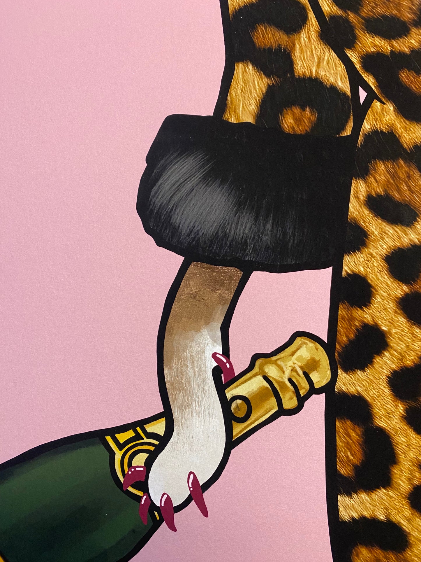 Too glam - signed Giclée print