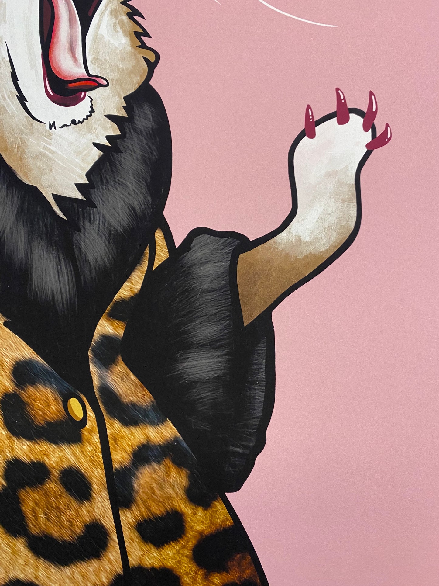 Too glam - signed Giclée print